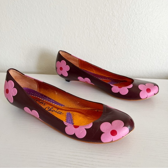 Irregular Choice | Floral Leather Flats - Picture 1 of 10